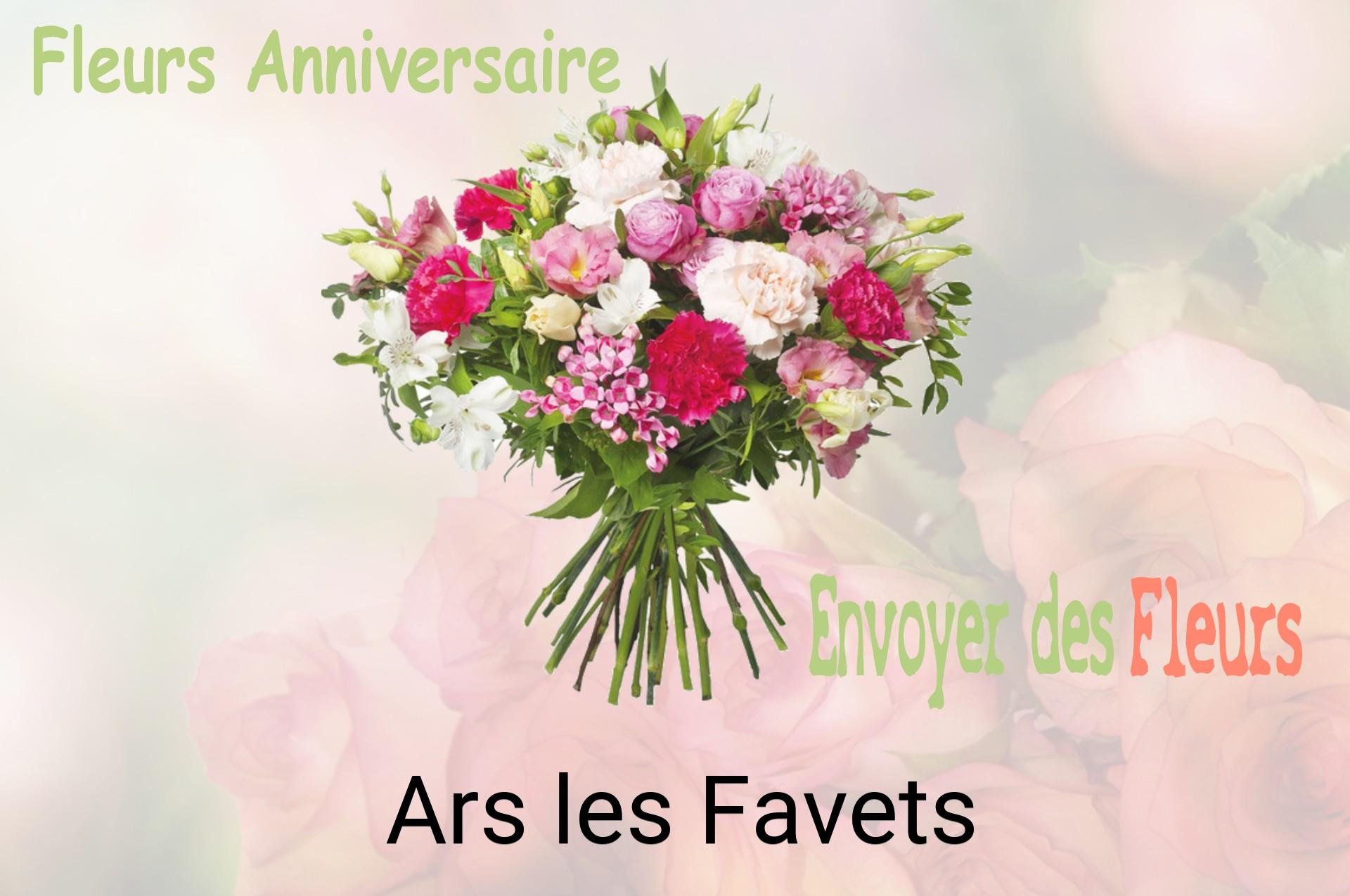 Bouquet de fleurs d’anniversaire livré à Ars-les-Favets