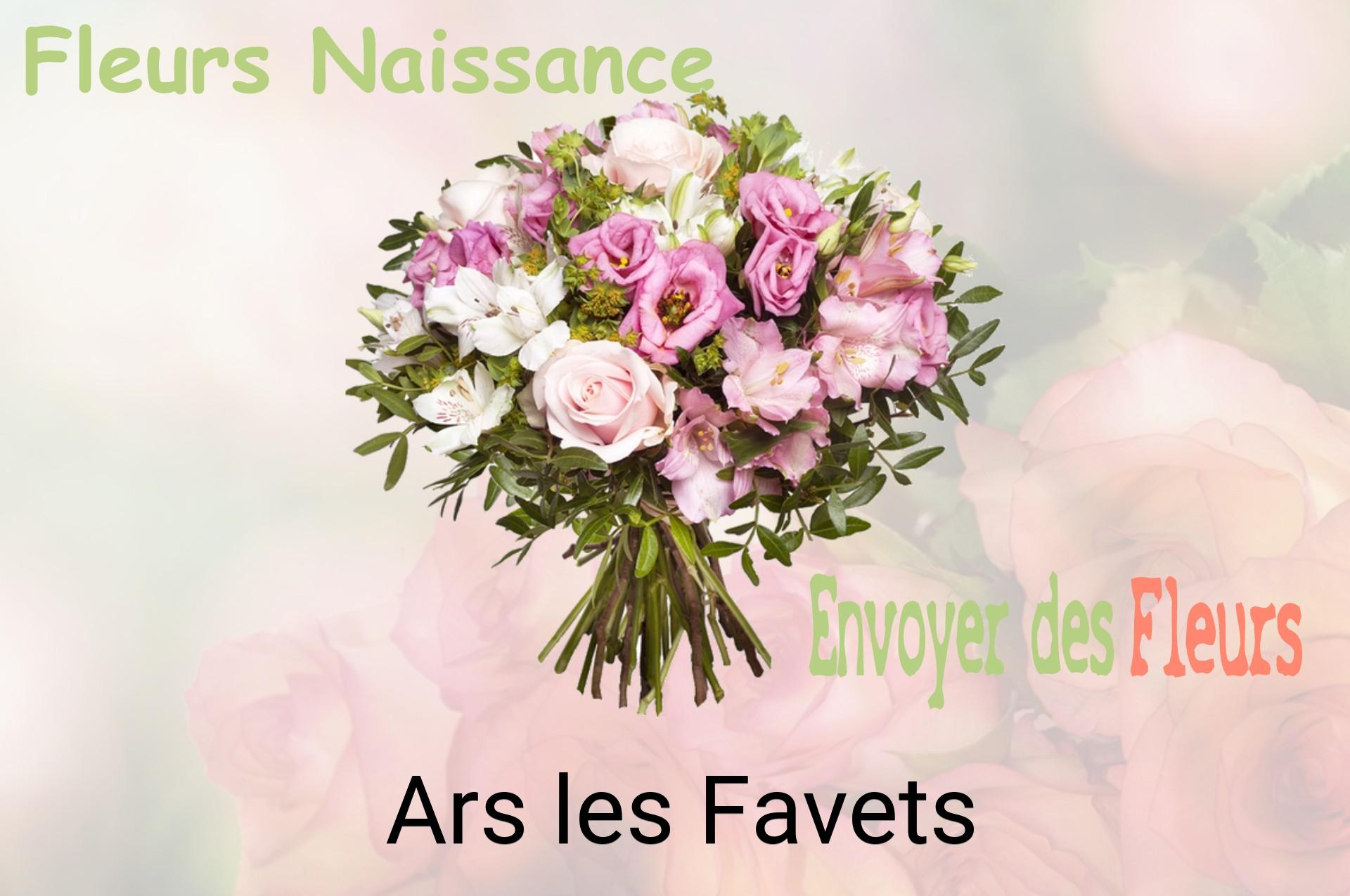 Bouquet de fleurs de naissance livré à Ars-les-Favets